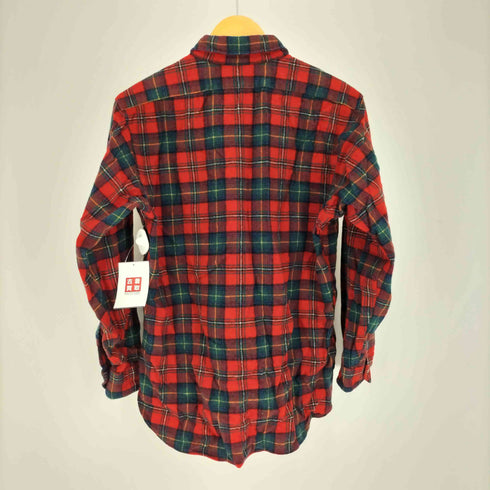 ペンドルトン PENDLETON 70S USA製 PURE VIRGIN WOOL タータンチェック ウール B.D シャツ メンズ import:L