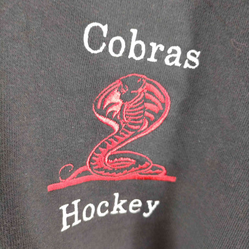 ヘインズ Hanes 90s フロント刺繍スウェット Cobras Hockey メンズ import:M
