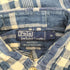 ポロバイラルフローレン Polo by RALPH LAUREN 90S WHITFIELD コットンリネン フラップポケット パッチワーク チェック L/S シャツ メンズ import:M