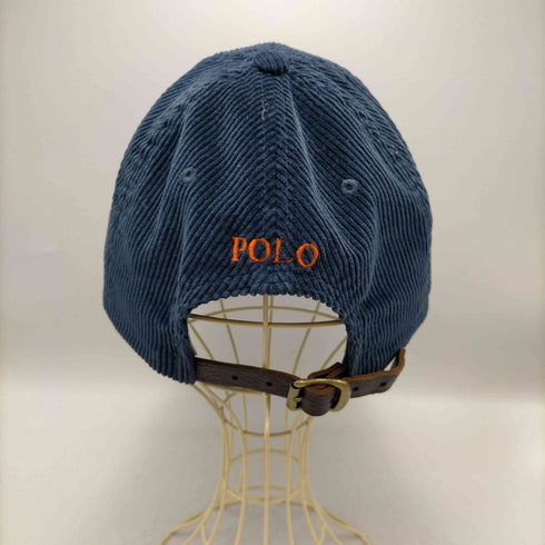 ポロバイラルフローレン Polo by RALPH LAUREN ポニー 刺繍 コーデュロイ 6パネル キャップ レザー アジャスター メンズ ONE SIZE