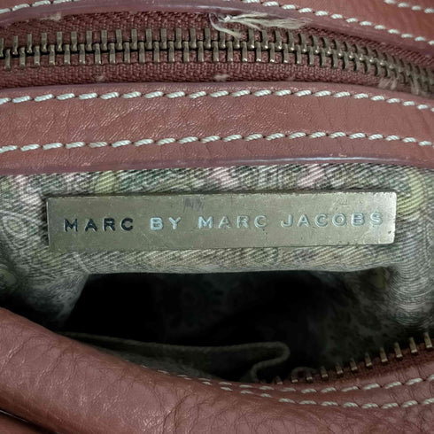 マークバイマークジェイコブス Marc by Marc Jacobs シボ革 裏地総柄 ワンショルダーバッグ レディース