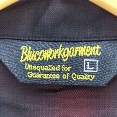 ブルコ BLUCO OMB W.SHIRTS L/S メンズ L