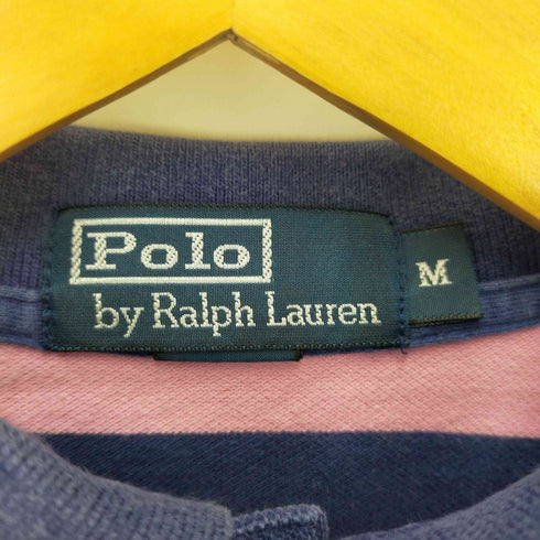 ポロバイラルフローレン Polo by RALPH LAUREN ポニー刺繍ボーダーポロシャツ メンズ JPN:M