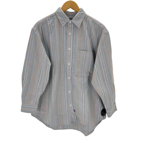 ノースフェイスパープルレーベル THE NORTH FACE PURPLE LABEL regular collar np striped field shirt レディース WS