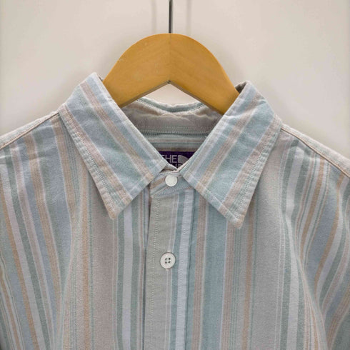 ノースフェイスパープルレーベル THE NORTH FACE PURPLE LABEL regular collar np striped field shirt レディース WS