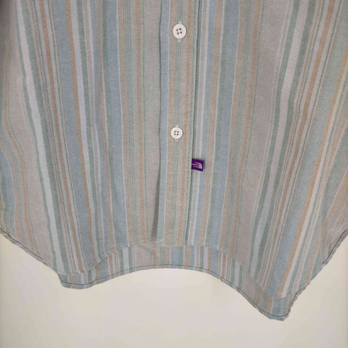 ノースフェイスパープルレーベル THE NORTH FACE PURPLE LABEL regular collar np striped field shirt メンズ JPN:M
