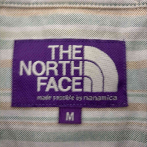 ノースフェイスパープルレーベル THE NORTH FACE PURPLE LABEL regular collar np striped field shirt メンズ JPN:M