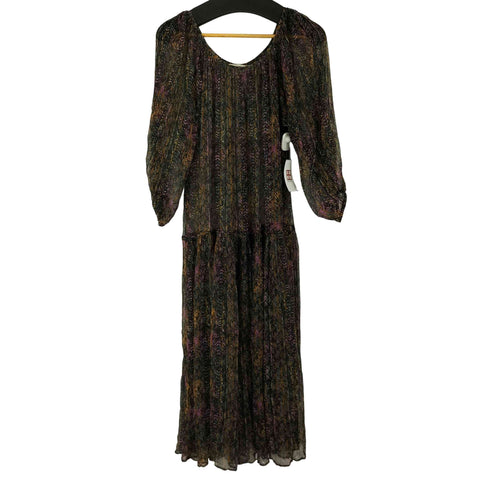 メドモアゼル MES DEMOISELLES 総柄シアーワンピース レディース 36