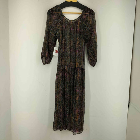 メドモアゼル MES DEMOISELLES 総柄シアーワンピース レディース 36