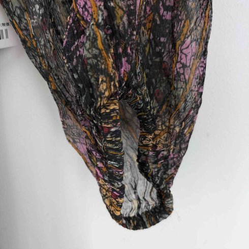 メドモアゼル MES DEMOISELLES 総柄シアーワンピース レディース 36