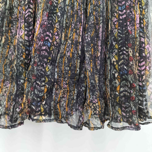 メドモアゼル MES DEMOISELLES 総柄シアーワンピース レディース 36