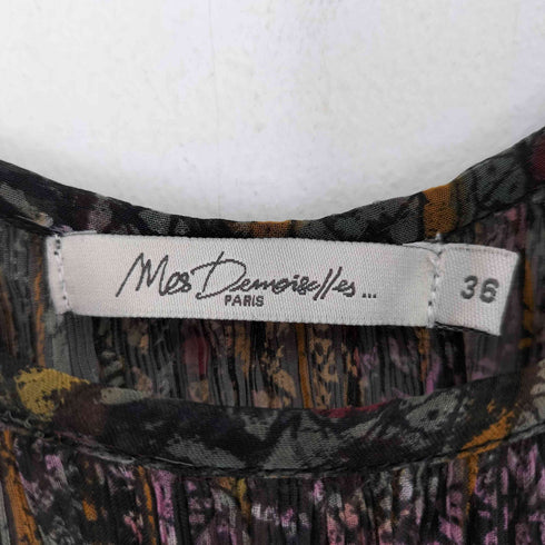 メドモアゼル MES DEMOISELLES 総柄シアーワンピース レディース 36