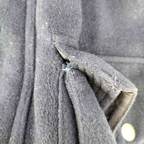 ポロバイラルフローレン Polo by RALPH LAUREN 襟裏レザー 国旗マジックロゴ ハンドウォーマー ウールジャケット メンズ import:L
