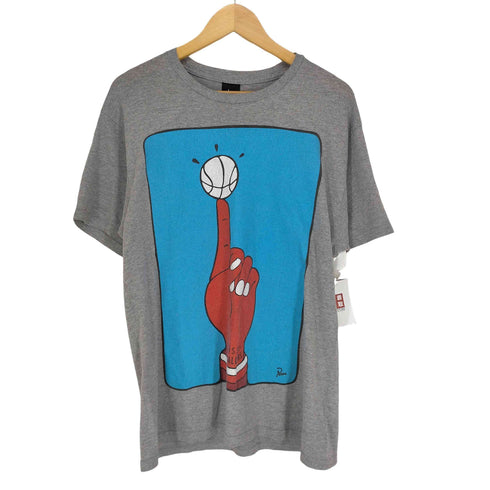ステューシー Stussy BIG BALLERS フロントプリントクルーネックTシャツ メンズ JPN:M