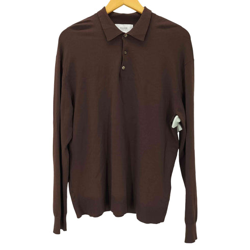 フォーワンセブンバイエディフィス 417 by EDIFICE SAGE Jersey Knit Polo メンズ JPN:L