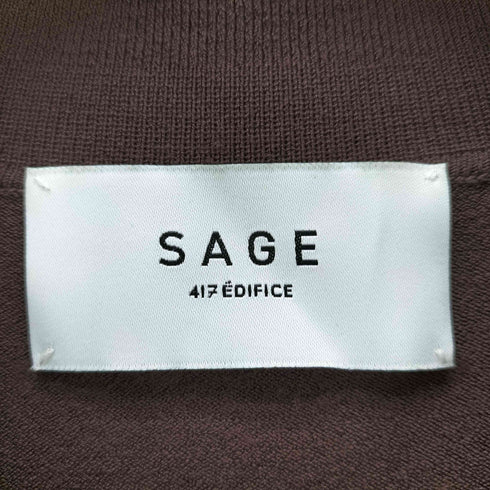 フォーワンセブンバイエディフィス 417 by EDIFICE SAGE Jersey Knit Polo メンズ JPN:L