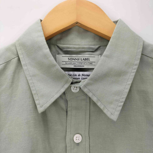 アーバンリサーチサニーレーベル URBAN RESEARCH Sonny Label ノルマンディーリネン半袖シャツ メンズ JPN:L