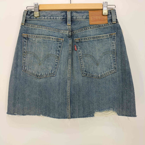 リーバイス Levis ダメージ加工 ジッパーフライ デニム ミニ スカート レディース