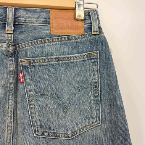 リーバイス Levis ダメージ加工 ジッパーフライ デニム ミニ スカート レディース