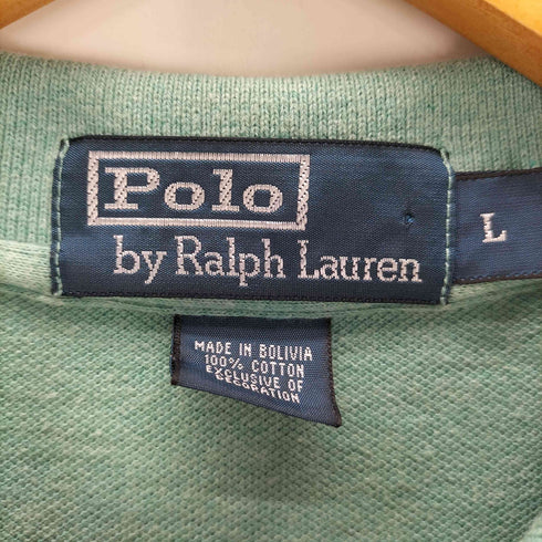 ポロバイラルフローレン Polo by RALPH LAUREN ロゴ刺繍ポロシャツ レディース import:L