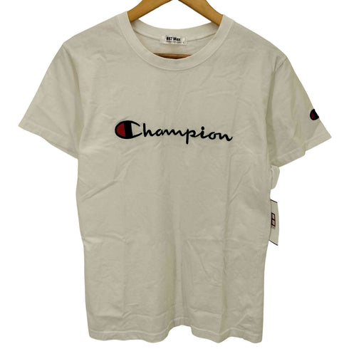 チャンピオン Champion フロントロゴ刺繍 Tシャツ メンズ L