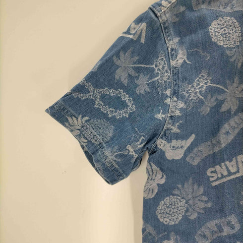 バンズ VANS デニムアロハシャツ メンズ JPN:M