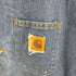 カーハート Carhartt 90-2000s USA製 裏地ブランケット ミシガンチョアコート デニムカバーオール メンズ 2XL Tall