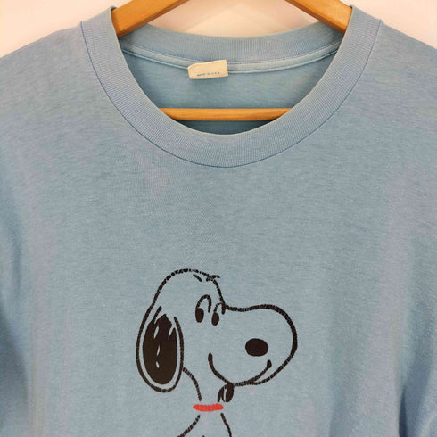 ベルトン BELTON 70s USA製 シングルステッチ フロントキャラクタープリント クルーネックTシャツ メンズ import:L