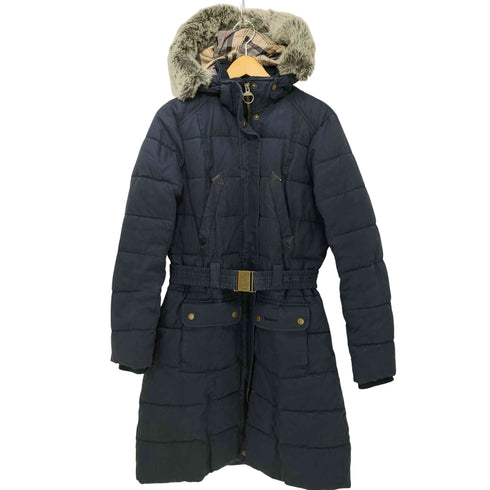 バブアー Barbour FIBER DOWN キルティングダウンコート ベルト付き レディース 42