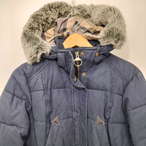 バブアー Barbour FIBER DOWN キルティングダウンコート ベルト付き レディース 42