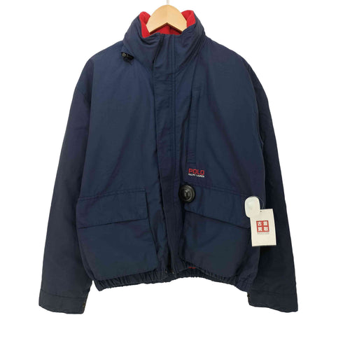 ポロバイラルフローレン Polo by RALPH LAUREN 90S コットンナイロン セーリングジャケット フリースライニング A-2シルエット メンズ JPN:S