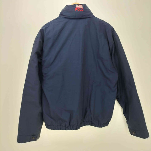 ポロバイラルフローレン Polo by RALPH LAUREN 90S コットンナイロン セーリングジャケット フリースライニング A-2シルエット メンズ JPN:S