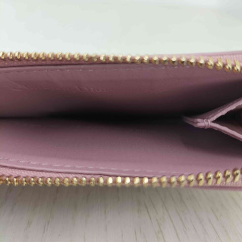 クリスチャンディオール Christian Dior イタリア製 Lady Dior Cosmos ジップ カードホルダー レディース