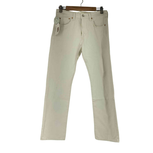 リーバイス Levis ボタンフライ 501 ホワイトデニムパンツ メンズ 30/32