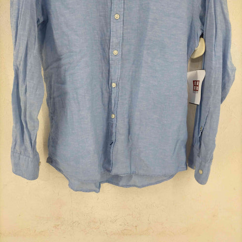 トミーヒルフィガー TOMMY HILFIGER コットンリネン BDレギュラーカラーシャツ メンズ JPN:M