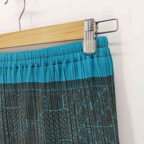 プリーツプリーズイッセイミヤケ PLEATS PLEASE ISSEY MIYAKE 総柄 プリーツロングスカート シースルー 透け レディース JPN:3
