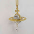 ヴィヴィアンウエストウッド Vivienne Westwood CRYSTAL GIANT ORB PENDANT Crystal Drop GOLD クリスタルドロップ ジャイアントオーブ ゴールド 復刻 レディース