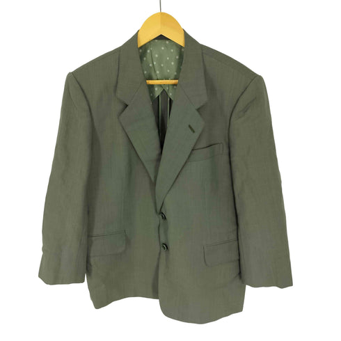 アクアスキュータム AQUASCUTUM 裏地総柄 2B テーラードジャケット メンズ