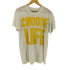 CHOOSE LIFE 両面プリント シングルステッチ スローガンTEE メンズ