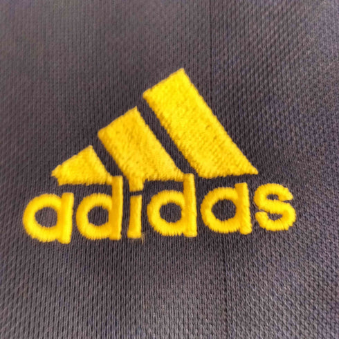 アディダス adidas ロゴ刺繍 バックナンバリング ゲームシャツ メンズ JPN:M