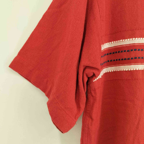 ピコ PIKO 90S ボーダー S/Sシャツ ボックスシルエット メンズ JPN:M