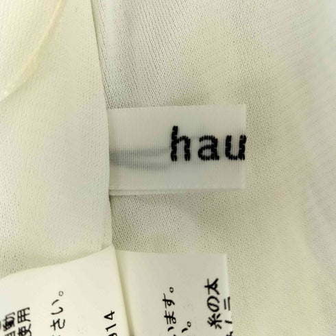 ハウピア haupia リネン混 チェックスカート レディース 38