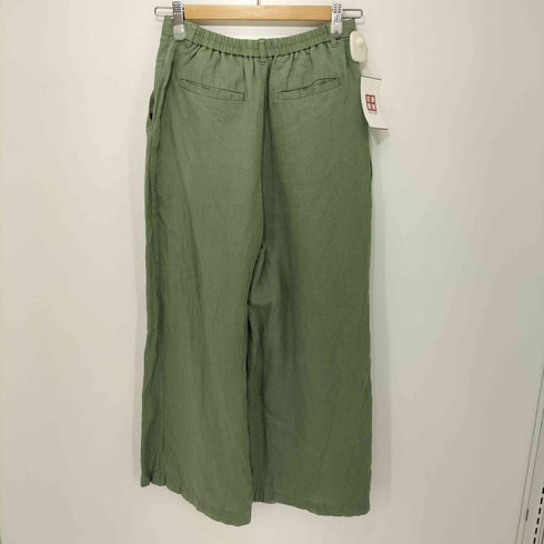 グリーンレーベルリラクシング GREEN LABEL RELAXING リヨセル タックイージー ワイドパンツ レディース 36