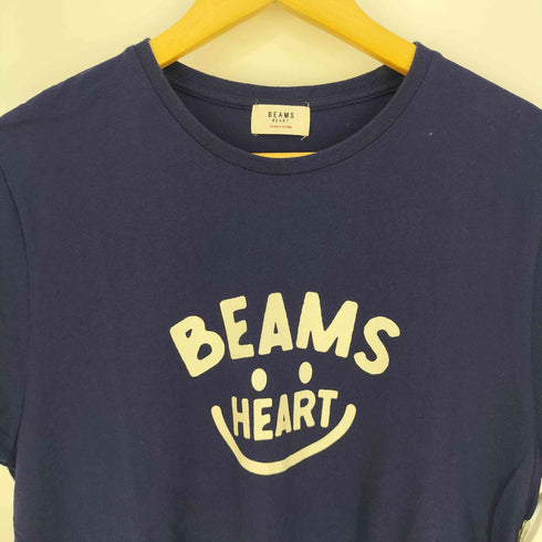 ビームスハート BEAMS HEART スマイル ロゴTシャツ レディース