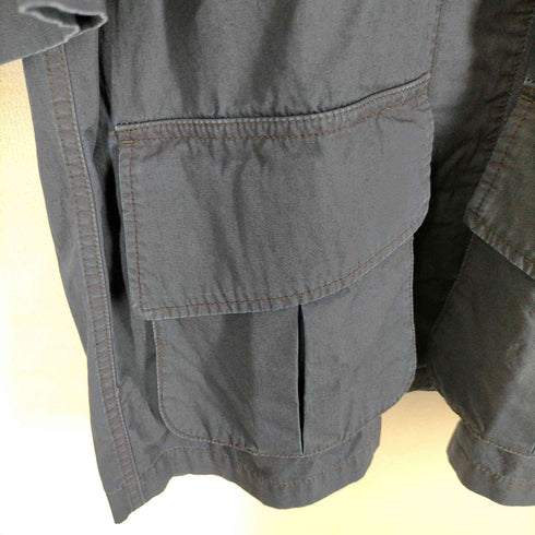アダムエロペワイルドライフテーラー Adam et Rope WILD LIFE TAILOR オーバーサイズ ファティーグシャツ 比翼ボタン 半袖シャツ メンズ JPN:M