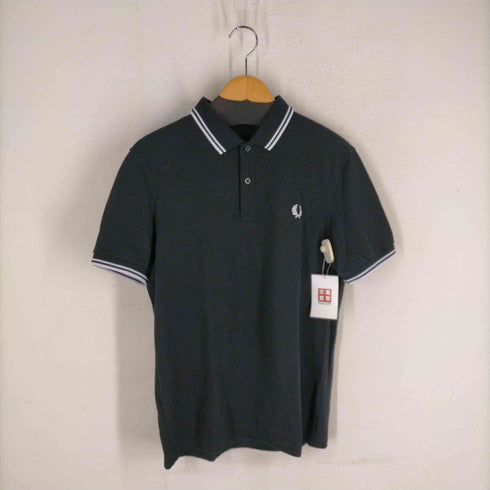 フレッドペリー FRED PERRY ロゴ刺繍 ポロシャツ メンズ JPN:M