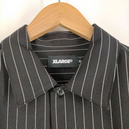 エクストララージ XLARGE S/S STRIPE WORK SHIRT メンズ import:M