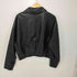 ザラ ZARA フェイクレザー ショート丈トラッカージャケット レディース M