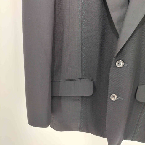 コムデギャルソンオムプリュス COMME des GARCONS HOMME PLUS AD1989 切替 総裏 2Bシングルテーラードジャケット メンズ M