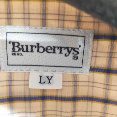 バーバリーズ BURBERRYS チェックシャツ L/S ホース刺繍 メンズ JPN:L